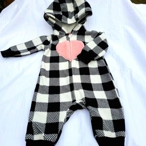Carter's Zip-Up Fleece Jumpsuit